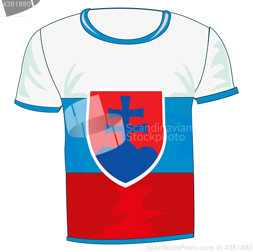 Image of T-shirt sign slovakia
