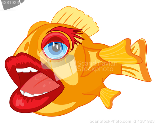 Image of Comic fish crock