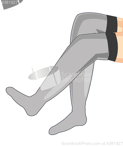 Image of Legs in pantyhose