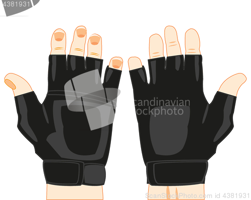 Image of Gloves without finger