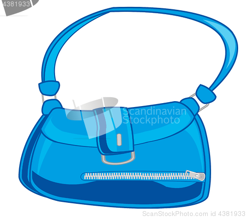 Image of Feminine bag blue