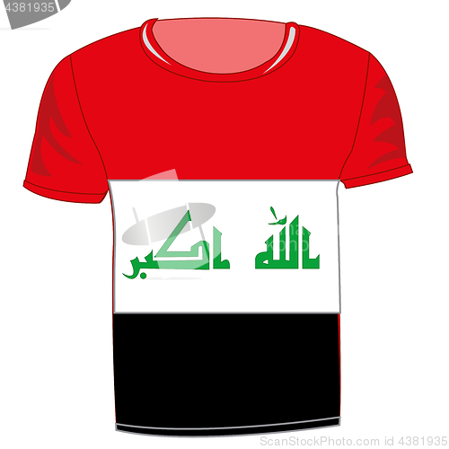 Image of T-shirt flag Iraq