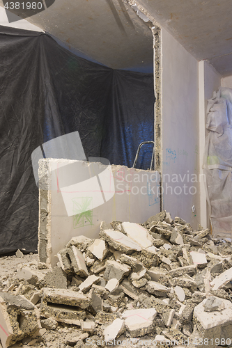 Image of Remodeling in an apartment, dismantling of walls