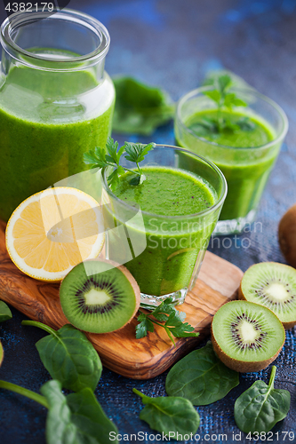 Image of healthy green smoothie