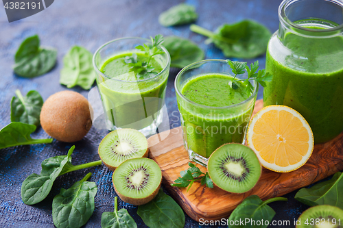 Image of healthy green smoothie