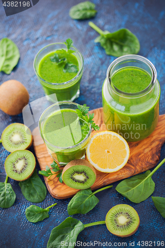 Image of healthy green smoothie