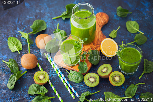 Image of healthy green smoothie