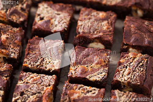 Image of halva brownie with tahini