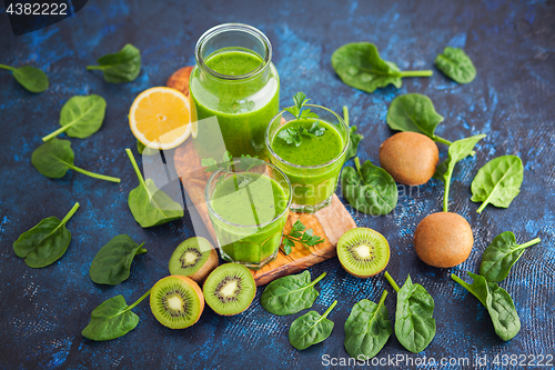 Image of healthy green smoothie