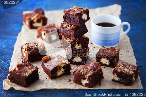 Image of halva brownie with tahini