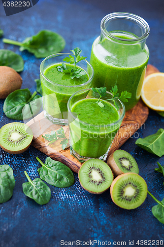 Image of healthy green smoothie