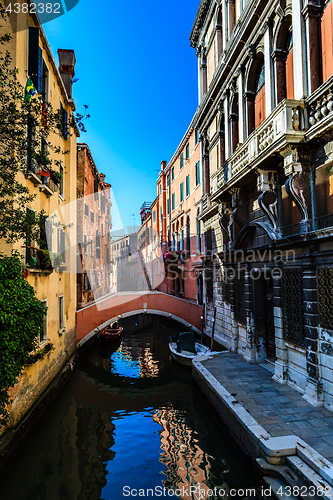 Image of A beautiful summer day in idyllic Venice