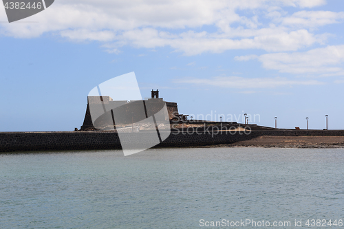 Image of View of Castillo de San Gabriel located in Arrecife, Lanzarote.