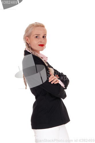 Image of Portrait of beautiful young business woman