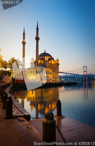 Image of Sunrise over Ortakoy Mosque