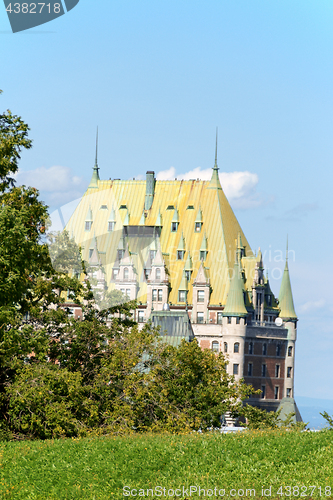 Image of Chateau Frontenac Hotel in Quebec City, Canada