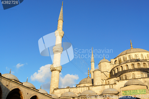 Image of Blue Mosque in the Sunset light Istanbul, Turkey