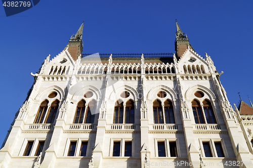 Image of Hungarian Parliament building in Budapest 