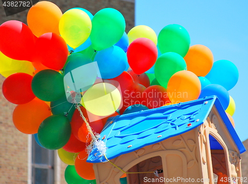 Image of Colorful balloons.