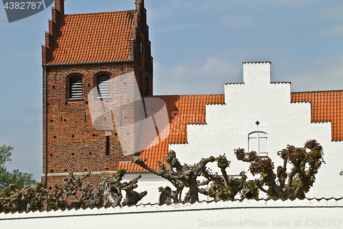 Image of Sollerod church in spring