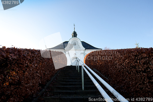 Image of Hellebæk church in 2015