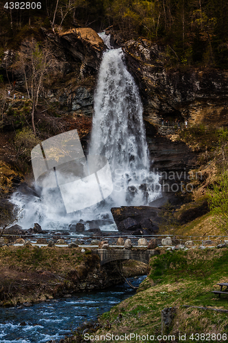 Image of Steinsdalsfossen in Hardanger, Norway