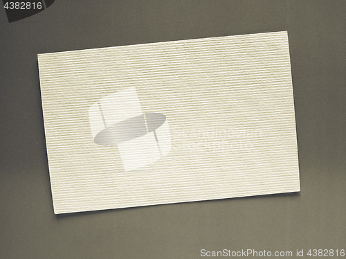 Image of Vintage looking Blank paper tag label