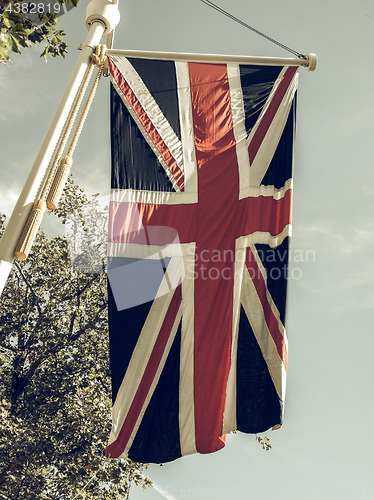 Image of Vintage looking UK Flag