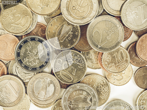 Image of Vintage Euro coin