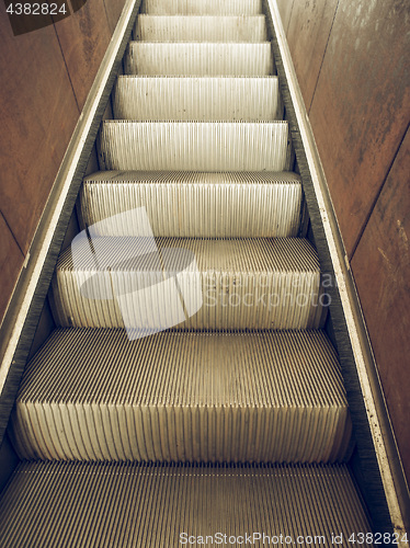 Image of Vintage looking Escalator
