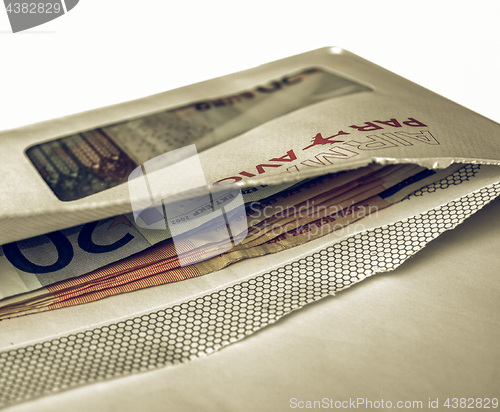 Image of Vintage Money in envelope