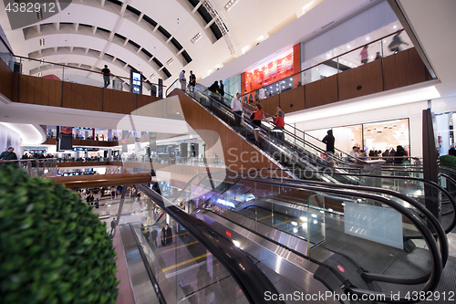 Image of modern shopping center