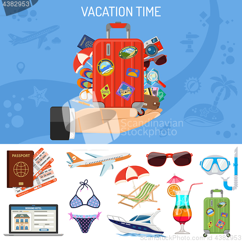 Image of Vacation and Tourism Banner