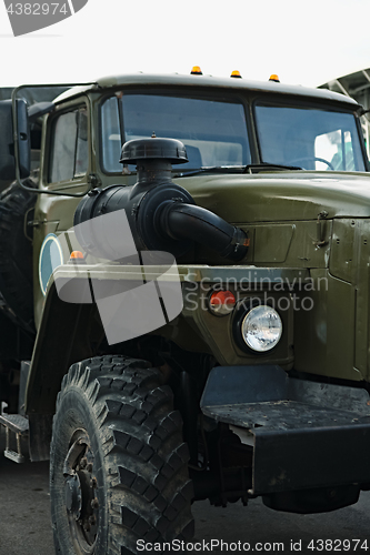 Image of Modern military truck