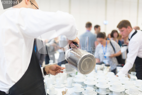 Image of Coffee break at conference meeting.