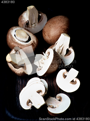 Image of Raw Portobello Mushrooms