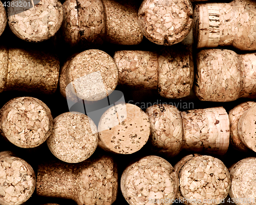 Image of Champagne Corks Background