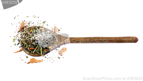 Image of Salt with Petals and Herbs