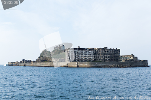 Image of Battleship island in Japan