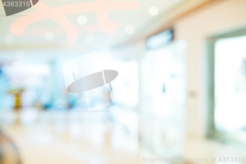 Image of Defocused of shopping center