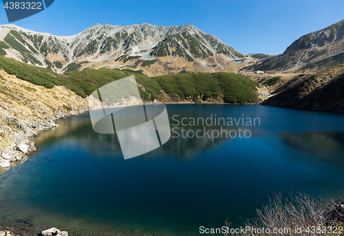 Image of Tateyama Alpine Route, beautiful lake