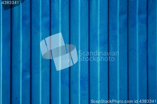 Image of Blue cargo ship container texture.