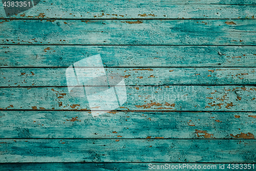 Image of Vintage wood background with peeling paint.