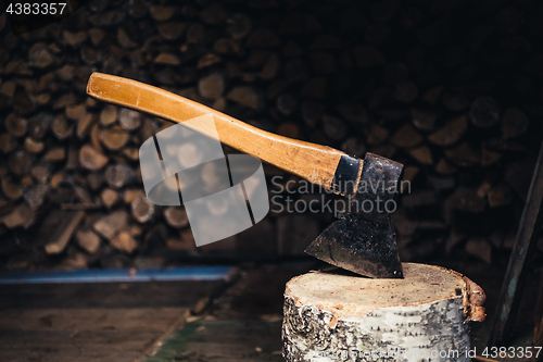 Image of Axe for splitting firewood