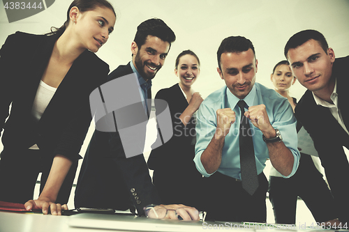 Image of business people in a meeting at office