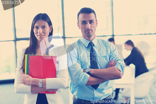 Image of business people group in a meeting at office