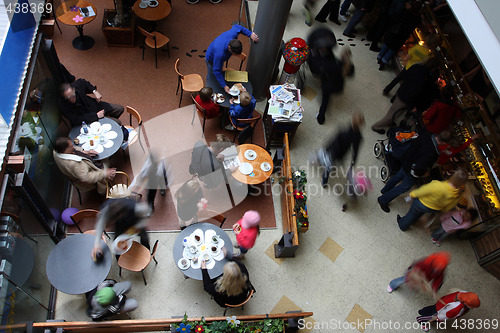 Image of busy cafe
