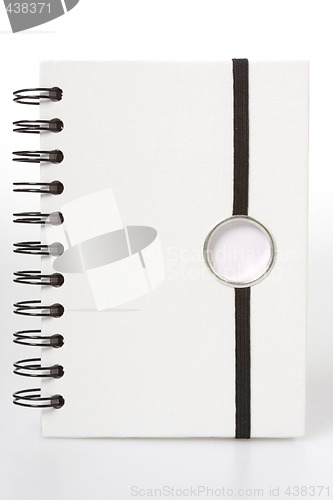 Image of white spiral notebook