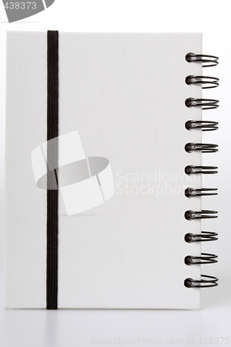 Image of white notebook