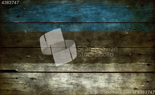 Image of flag of estonia on wood